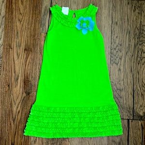 Green Ruffle Dress